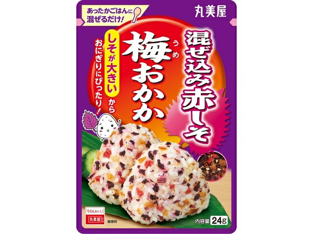 丸美屋食品工業 丸美屋　混ぜ込み赤しそ　梅おかか　袋入　２４ｇ