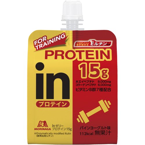 森永製菓 inゼリー プロテイン15g パインヨーグルト味(150g)