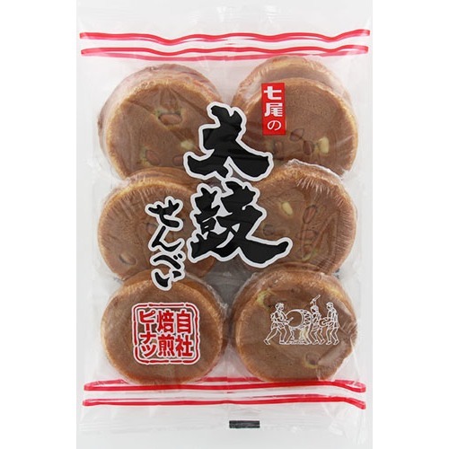七尾製菓 太鼓せんべい(12枚入)