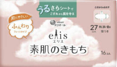 エリス 素肌のきもち(特に多い昼用)羽つき 16枚