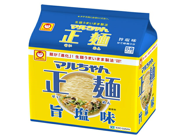 マルちゃん正麺 旨塩味(112g*5食入)