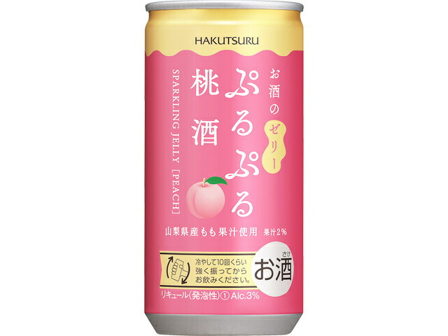白鶴酒造 白鶴　ぷるぷる桃酒２１