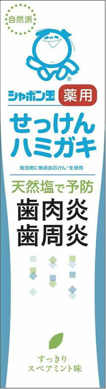 シャボン玉薬用せっけんハミガキ 80g