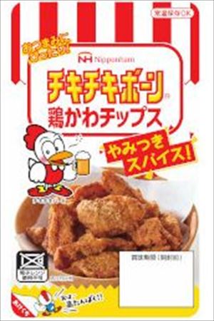 ニッポンハム チキチキボーン 鶏かわチップス 30g