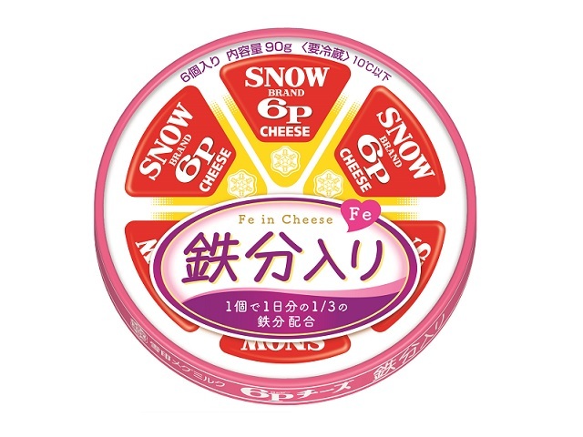 雪印メグミルク ６Ｐチーズ　鉄分入り