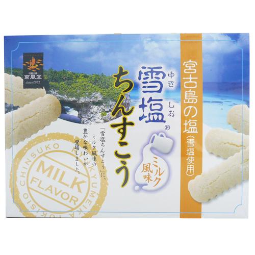 南風堂 雪塩ちんすこう ミルク風味 2個X12