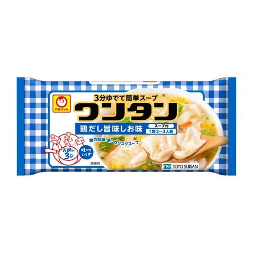 マルちゃん トレーワンタン 鶏だし旨味しお味(55g)の商品画像
