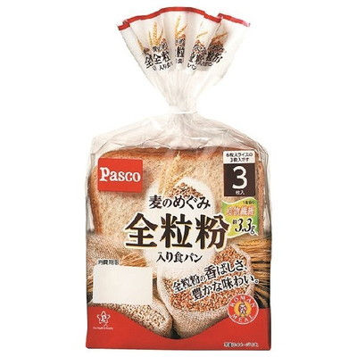 敷島製パン 麦のめぐみ全粒粉入 食パン 3枚