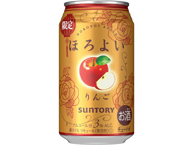 サントリー ほろよい＜甘熟りんご＞３５０ｍｌ缶の商品画像