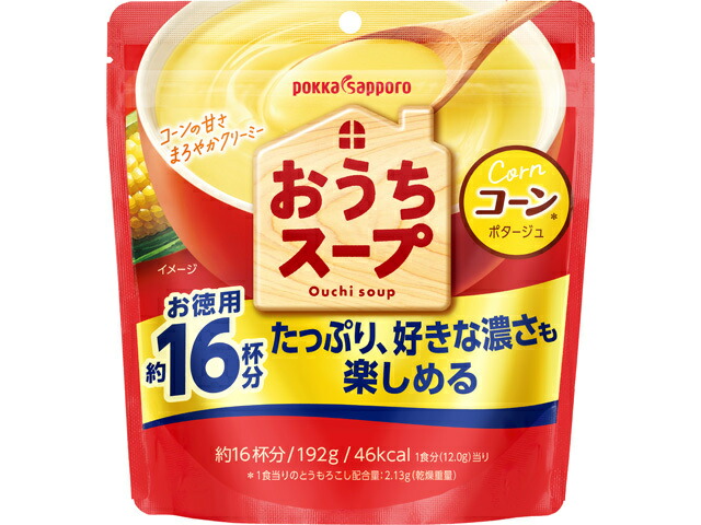 ポッカサッポロフード＆ビバレッジ おうちスープ　コーン１９２ｇ袋