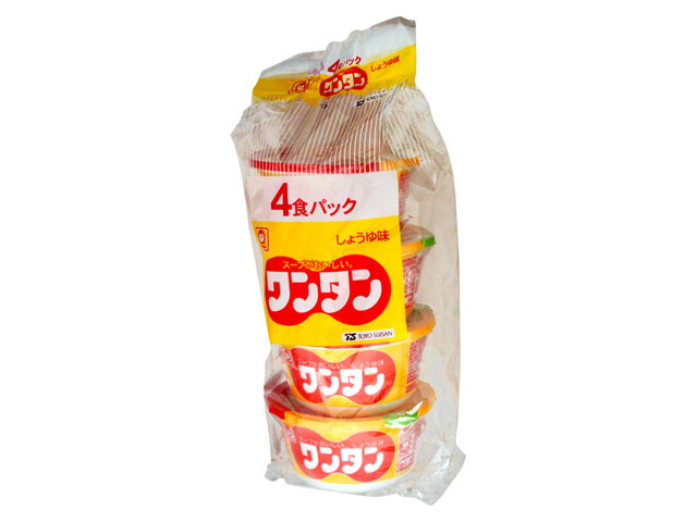 マルちゃん ワンタン しょうゆ味 4食パック(32g*4食入)の商品画像