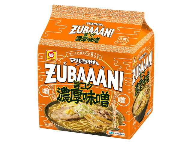 東洋水産 ＺＵＢＡＡＡＮ旨コク濃厚味噌３食
