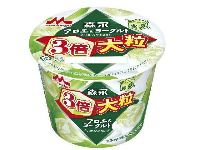 森永乳業 アロエ&ヨーグルト 3倍大粒 140g