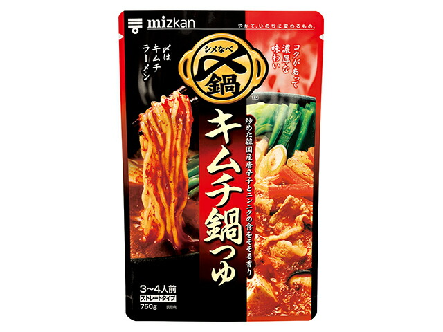 Ｍｉｚｋａｎ 〆まで美味しいキムチ鍋つゆ　ストレート