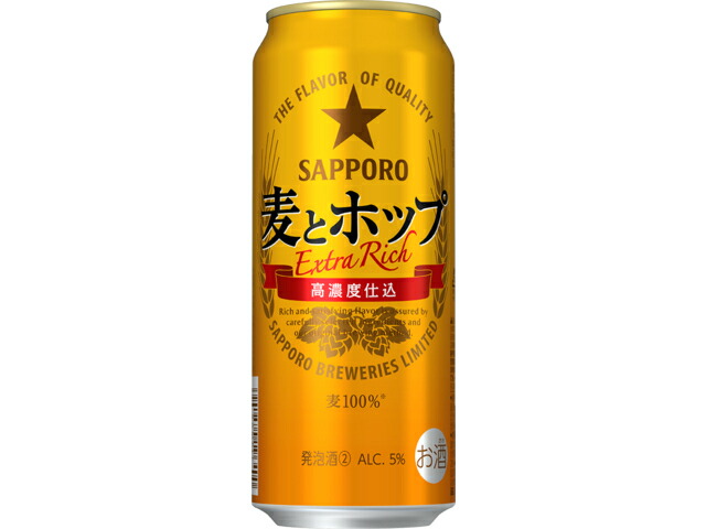 サッポロビール サッポロ麦とホップ　缶５００