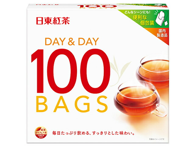 三井農林 日東紅茶ＤＡＹ＆ＤＡＹティーバッグ１００袋入