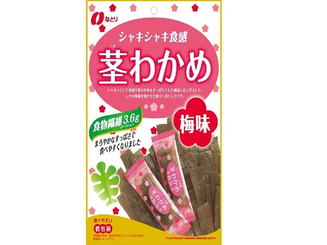 なとり 茎わかめ 梅味 70g