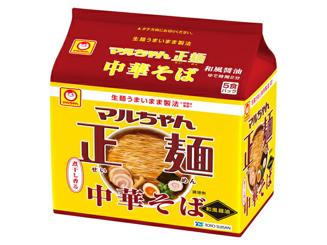 マルちゃん正麺 中華そば 和風醤油味(105g*5食入)