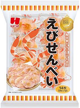 ひざつき製菓 えびせんべい 14枚