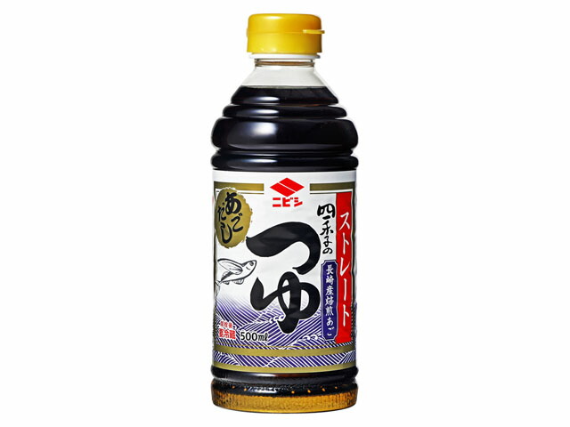 ニビシ 四季のつゆ あごだしストレート 500ml