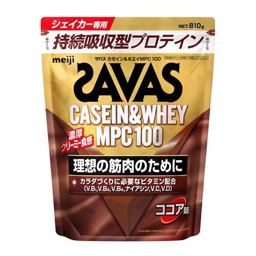 ザバス カゼイン＆ホエイMPC100 ココア味(810g)