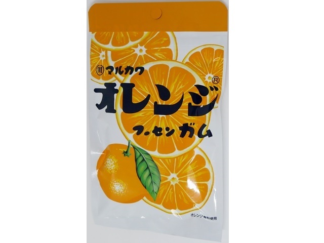 チャック袋　オレンジフーセンガム