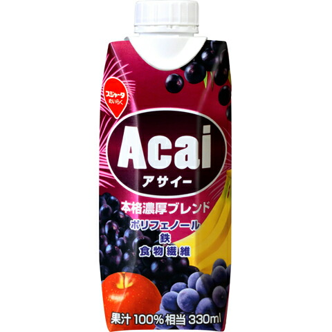 めいらく スジャータ プリズマアサイー 330ml