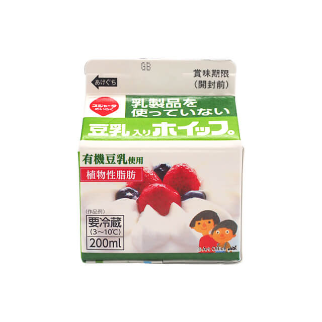 めいらく 乳製品を使っていない豆乳入りホイップ 200ml