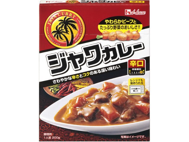 ハウス食品 ２００ｇレトルトジャワカレー　辛口