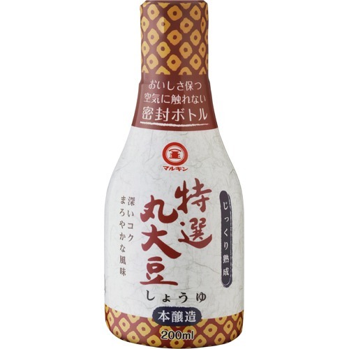 マルキン 特選丸大豆しょうゆ(200mL)