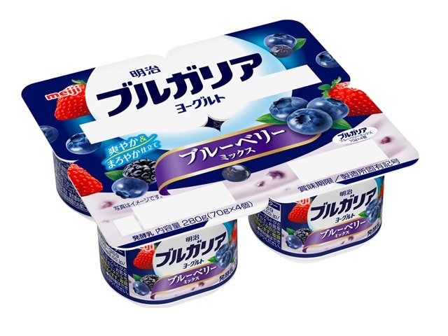 明治 ブルガリアヨーグルト ブルーベリーミックス 70gX4