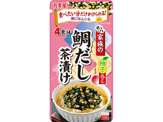 丸美屋食品工業 丸美屋　家族の柚子香る鯛だし茶漬け　大袋　２５ｇの商品画像