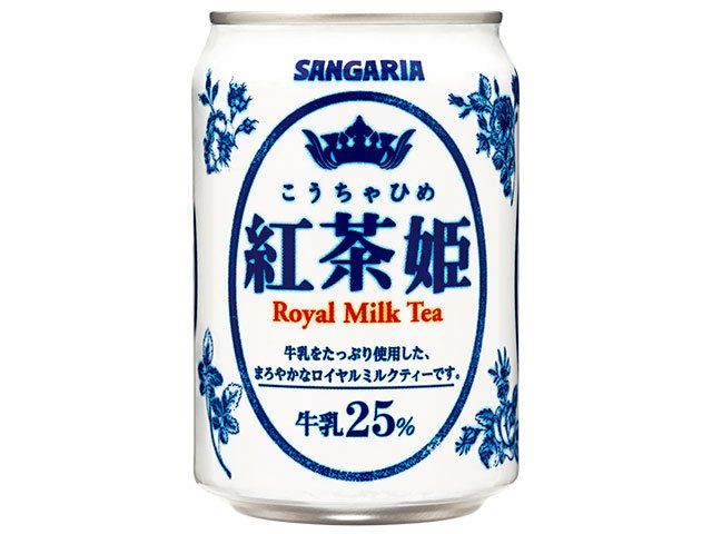 サンガリア 紅茶姫 ロイヤルミルクティー 275g