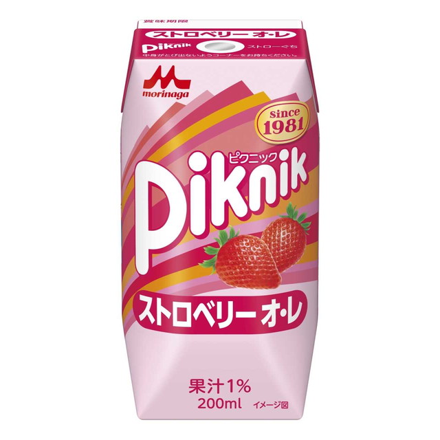 森永乳業 ピクニック　ストロベリーオ・レ