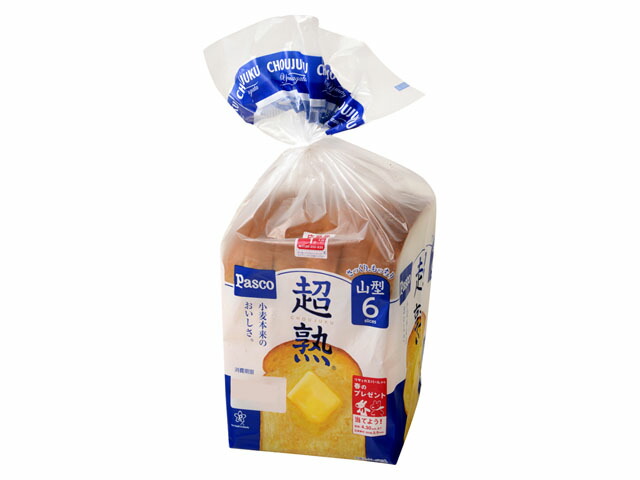 パスコ 超熟山型 6枚