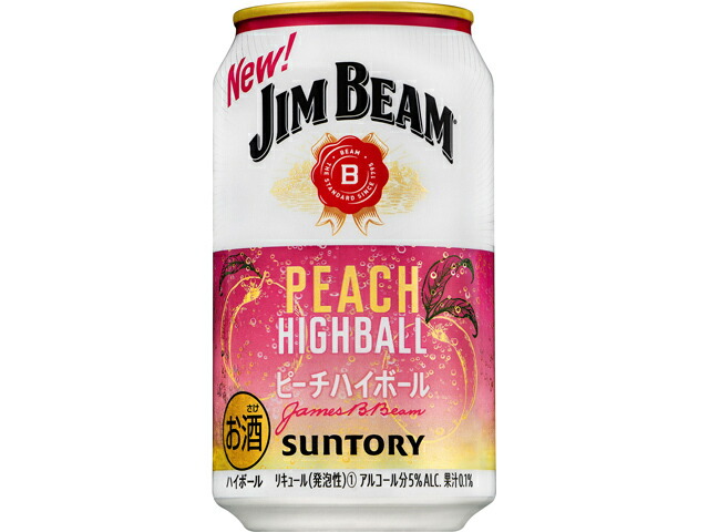 サントリー ジムビームハイボール　ピーチハイボール３５０ｍｌ