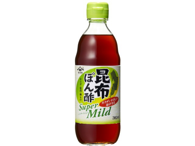 ヤマサ醤油 昆布ぽん酢スーパーマイルド３６０ｍｌ壜の商品画像