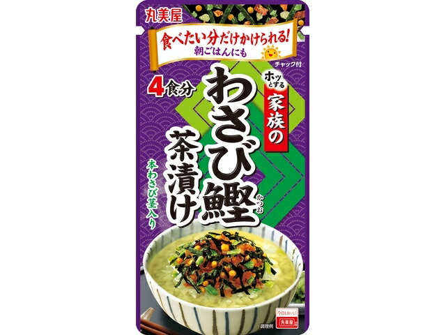 丸美屋食品工業 丸美屋　家族のわさび鰹茶漬け　大袋　２５ｇの商品画像