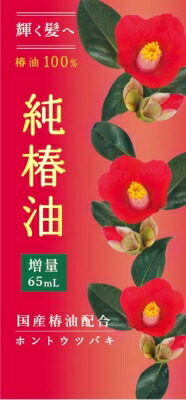 本島椿 純椿油 プッシュタイプ 65ml