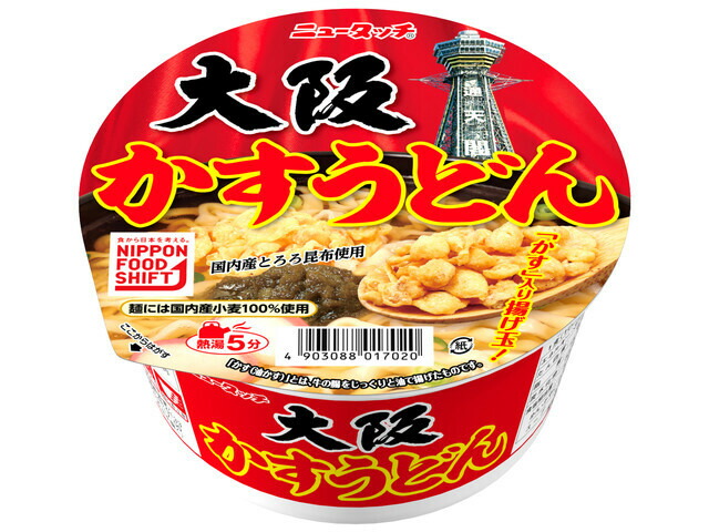 ニュータッチ 大阪かすうどん 100g