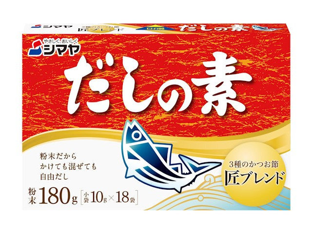 シマヤ だしの素 粉末 10gX18