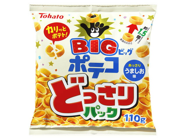 東ハト ポテコ うましお味 どっさりパック 110g