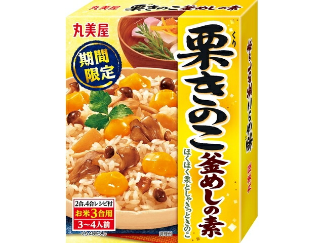 丸美屋食品工業 丸美屋　期間限定　栗きのこ釜めしの素の商品画像