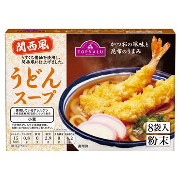 トップバリュ うどんスープ 64g
