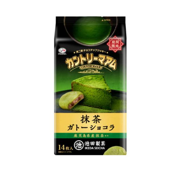 不二家 カントリーマアム 抹茶ガトーショコラ 14枚