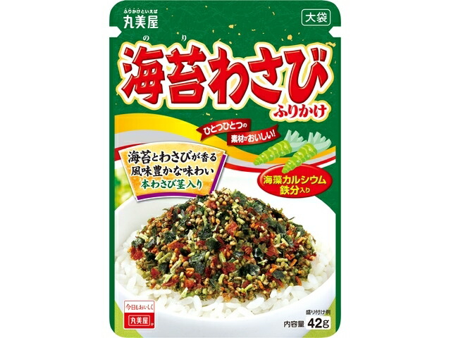 丸美屋食品工業 丸美屋　海苔わさびふりかけ　大袋　４２ｇ