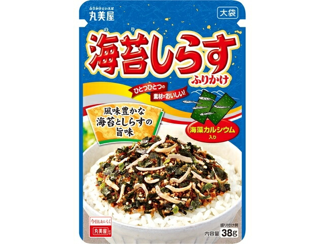 丸美屋食品工業 丸美屋　海苔しらすふりかけ　大袋　３８ｇ