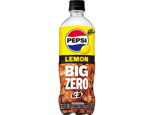 サントリー ペプシ＜生＞　ＢＩＧ　ＺＥＲＯ　ＬＥＭＯＮ　６００