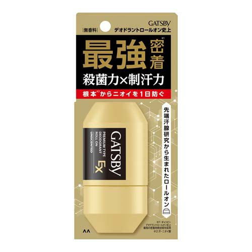 ギャツビー EXプレミアムタイプ デオドラントロールオン 無香料(60ml)