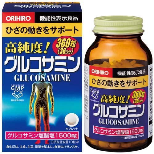 オリヒロ 高純度 グルコサミン粒(360粒)
